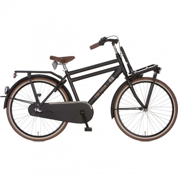 CORTINA U4 TRANSPORT MINI JONGENSFIETS JET BLACK MATT 26 INCH 3RN