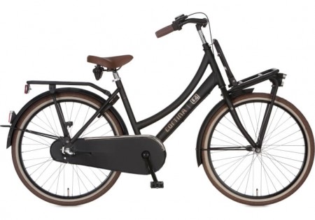 CORTINA U4 TRANSPORT MINI MEISJESFIETS MATT JET BLACK 24 INCH 3RN